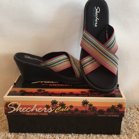 skechers multicolor sandals